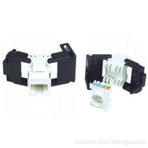 Flush Mount Cat6 UTP Network keystone jack RJ45 keystone fo